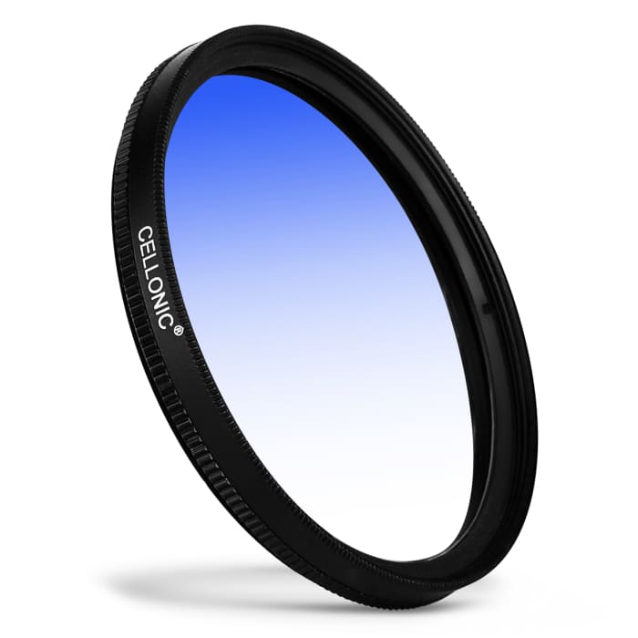 Kleurverloopfilter Gradient filter Blauw voor Olympus M.Zuiko Ø 37mm