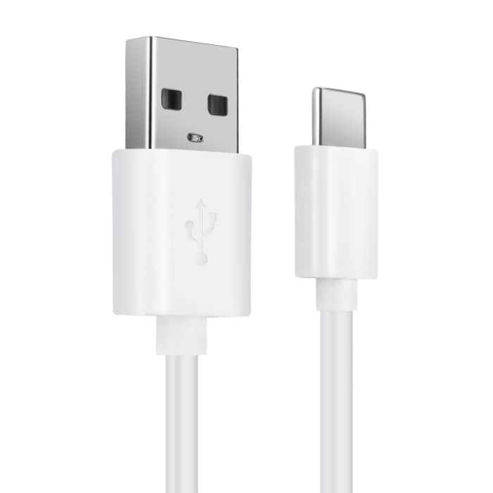 USB Kabel compatibel met Huawei MediaPad M5 8.4 / M5 10.8 / M5 Pro / M5 lite 10 - 1m Datakabel 3A PVC tablet wit