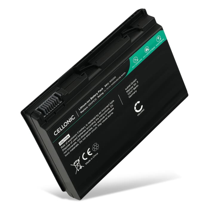 Batteria per portatile Acer Extensa 5220, 5230E, 5230, 5620Z, 5320, TravelMate 5720, 7720G, 6410, 7720, 5620, GRAPE32 ricambio per laptop 4400mAh 11.1V