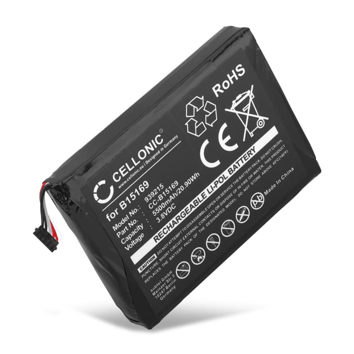 Batteri for Ring Stick Up Cam, Ring Video Doorbell 1 5500mAh fra CELLONIC