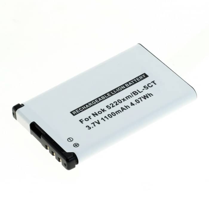 Bateria Nokia BL-5CT 1100mAh - BL-5CT, Batería larga duración para smartphones Nokia C5-00/ C6-01 / 6303i Classic, 6303 Classic, 3720 Classic, 6730 Classic / 5220 Xpressmusic