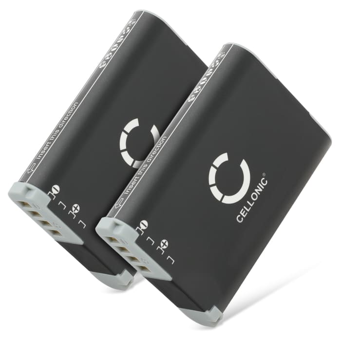 2x Batteria NB-12L per fotocamera Canon PowerShot G1 X Mark II PowerShot N100 Legria Mini X Affidabile ricambio da 1900mAh, marca subtel®