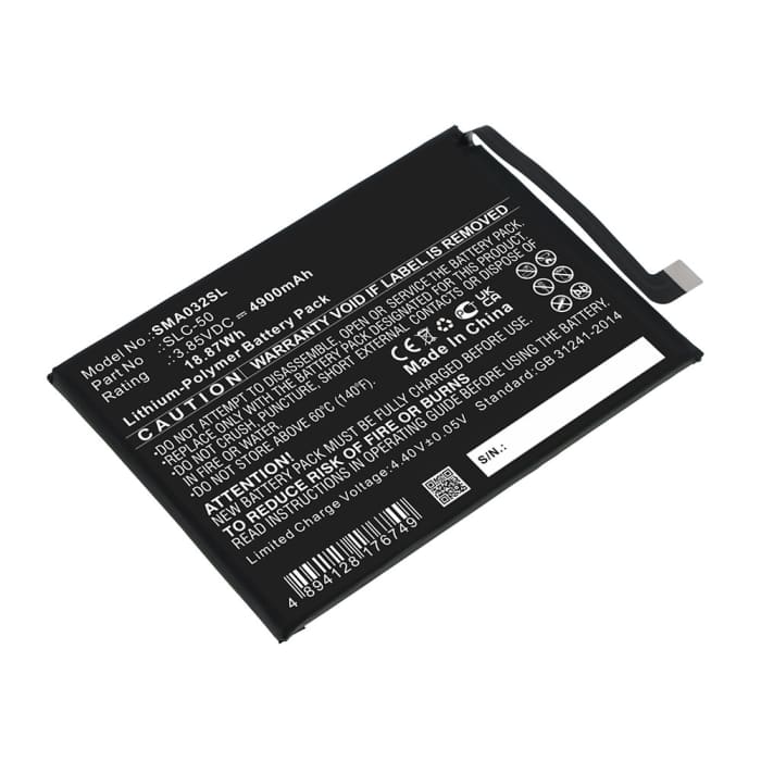 Akku kännykkään Samsung Galaxy A03 Core (SM-A032) - SLC-50, 4900mAh, 3.85V vaihtoakku