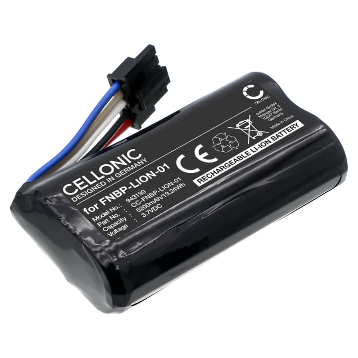 Battery for Fluke Networks LinkIQ Cable Network Tester (LIQ-100) 3.7V 5200mAh from CELLONIC