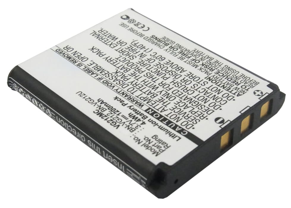 Bateria JVC BN-VG212 1200mAh - BN-VG212, Batería recargable para camaras JVC GZ-V500 -V505 -V515 -V570 -V590 GZ-V700 GZ-VX700 -VX705 -VX715 -VX755 -VX770 -VX775 GZ-VX810 -VX815