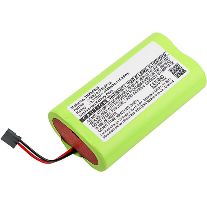 Batterij compatibel met TRELOCK LS 950 - 18650-22PM 2P1S 4400mAh vervangende accu reservebatterij extra energie