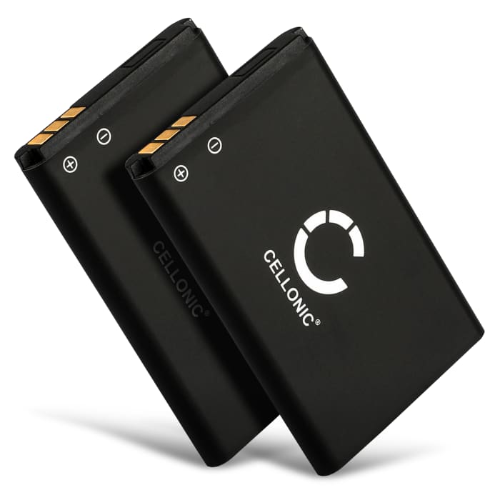 2x CELLONIC Recambio de Batería Nokia para Smartphone Nokia 1100, 6600, N70, N-Gage, 6230 / 6230i, 6630, 7610, 7600, N91, 3100, 3650, BL-5C 1020mAh 