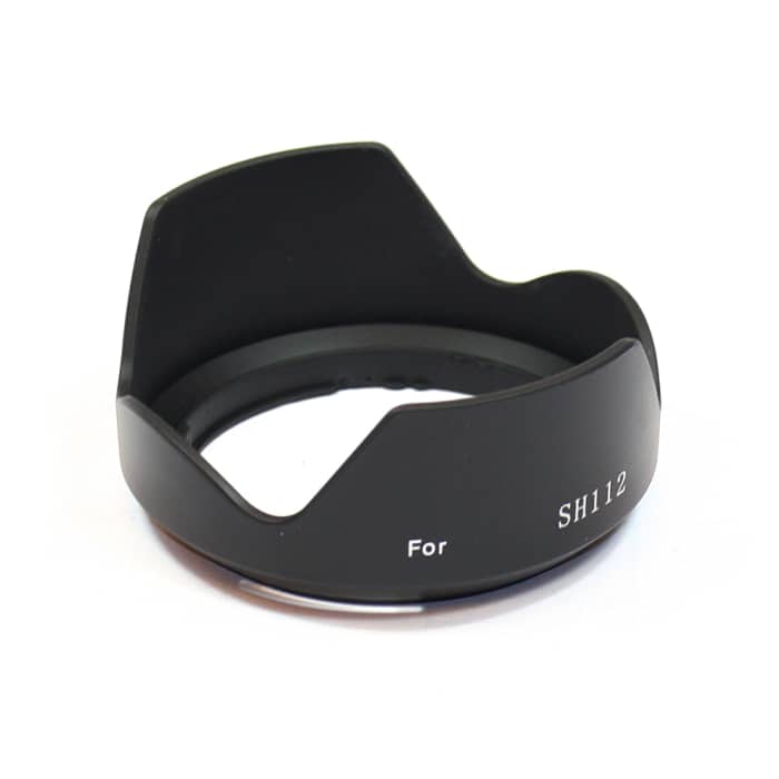 CELLONIC® ALC-SH112 Lens Hood for Sony SEL-16F28 16mm 1:2.8, SEL-1855 E 18-55 mm 1:3.5-5.6 OSS / SAM Plastic Bayonet Flower / Tulip / Petal Sun Shade