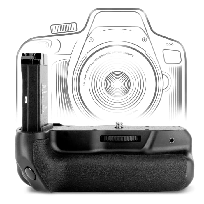 Impugnatura Battery Grip BG-1X per fotocamera Canon EOS 77D EOS 800D EOS 9000D EOS Kiss X9i EOS Rebel T7i camera grip LP-E17 accessorio multifunzione per fotografia verticale, 200 grammi