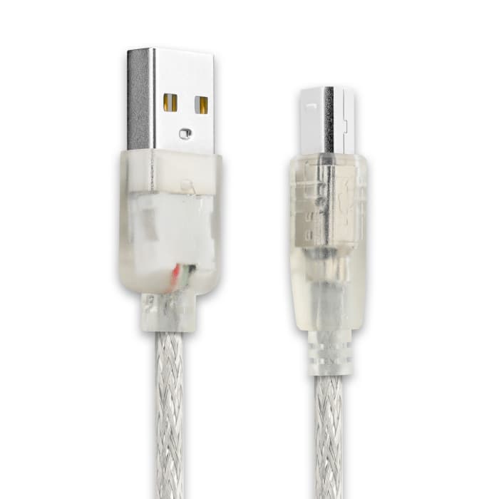 USB Kabel compatibel met Rode NT-USB / Podcaster - 3m Oplaadkabel Laad Snoer PVC Datakabel Transparant