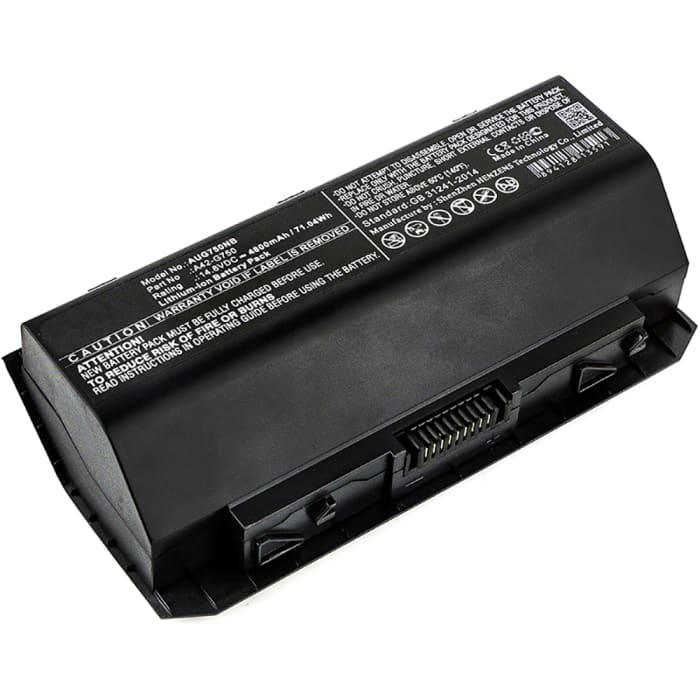 Batteria subtel A42-G750 per notebook Asus G750J / G750JH / G750JM / G750JS / G750JW / G750JX / G750JZ Affidabile ricambio da 4400mAh Sostituzione ottimale per computer portatile laptop Asus
