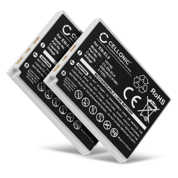 Caricabatterie Nikon MH-62 Per Batteria EN-EL8 - Originale 1 Anno Di Garanzia
