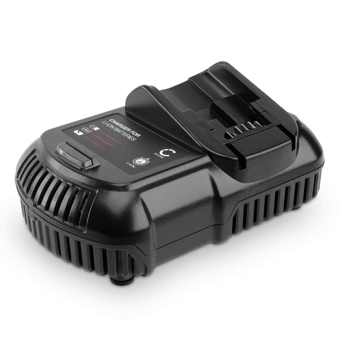 CELLONIC DeWalt 12V 14.4V 18V 20V Oplader til Li-Ion-batterier - 3.0A DCB101, DCB107, DCB110, DCB112, DCB115, DCB118, DCB119 oplader til elværktøj