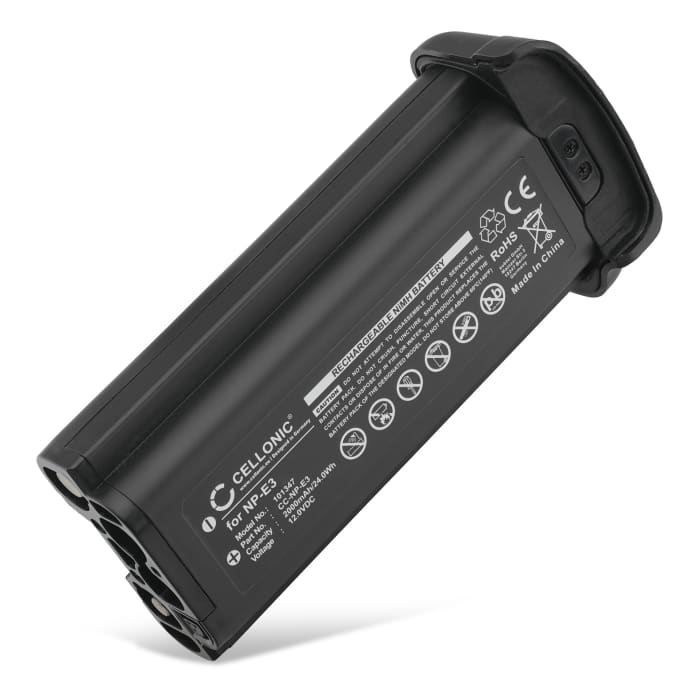 Bateria Canon EOS NP-E3 2000mAh - NP-E3, Batería recargable para camaras Canon EOS 1D EOS 1D Mark II EOS 1D Mark II N EOS