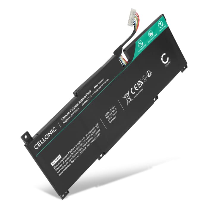 Battery for MSI Modern 15 A10M, A5M, A11MU, A11M, A10RAS, A11SB, A10RB, A4M, A11SBU, A11M, A11MT 11.4V 4500mAh from CELLONIC