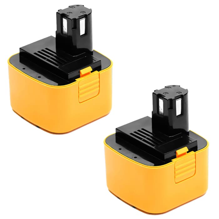 2x Batterij compatibel met Panasonic EY6407,EY409, EY3502, EY3550, EY6100, EY6205 - EY9101,9001,EY9006,EY9106,EY9200,EY9200B 3Ah vervangende accu reservebatterij extra energie