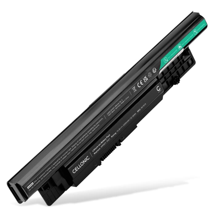 Battery for Dell Inspiron 15, 14, 17, 15R, 17R, 14R, Vostro 2421, 2521, XCMRD, MR90Y, XRDW2 14.8V 2200mAh from CELLONIC