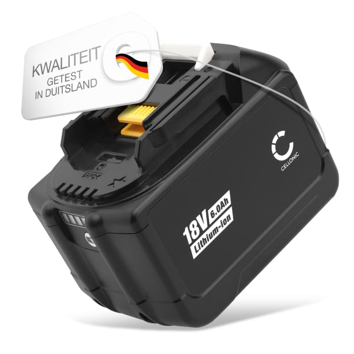 Batterij voor Makita Elektrisch gereedschap LXT 18V 6000mAh Lithium Ion van CELLONIC