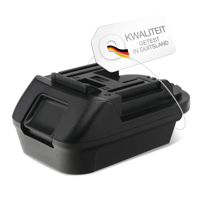 DeWalt 18V-20V of Milwaukee 18V naar Makita 18V Li-ion batterijadapter - DM18M omvormer voor Makita elektrisch gereedschap van CELLONIC