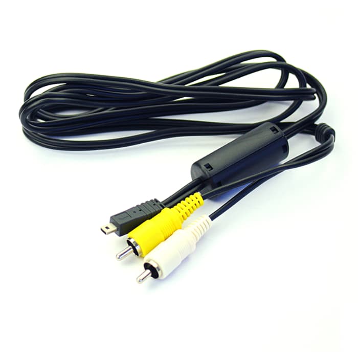 Video Kabel CB-AVC5 voor Olympus FE-360 / FE-340 / FE-290 / FE-240 / FE-190 / FE-230 / FE-370 / FE-20 Video kabel