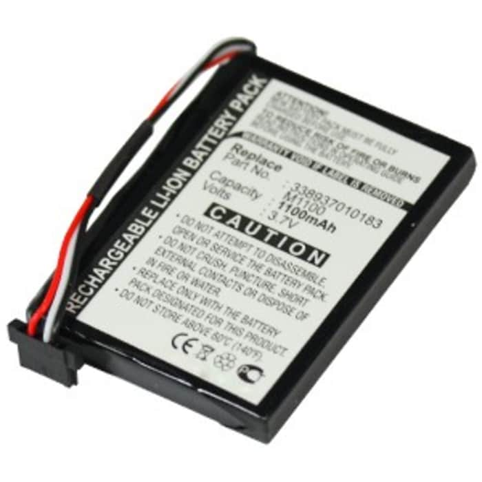 Bateria Mitac Mio 338937010183,M1100 1100mAh - , Batería larga duración para GPS Mitac / Navman Mio Spirit V505 TV, Mio Spirit V735 TV, Mio Moov Spirit V505 TV, Mio Spirit 687