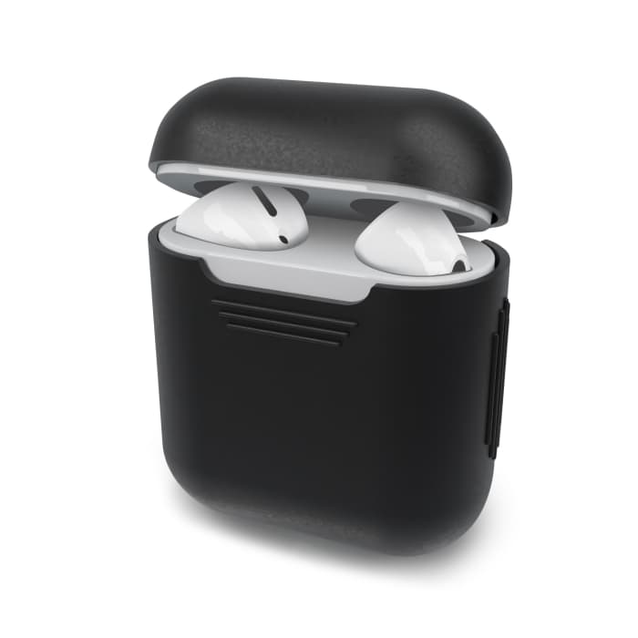 Case in silicone per Apple AirPods AirPods 2 guscio morbido Silicone nero per (case di) auricolari, custodia protettiva – Riduci graffi e danni alle tue cuffie bluetooth