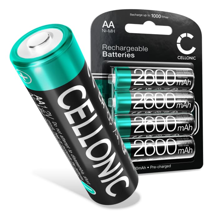 Bateria Maclen AA 4x AA 2600mAh - AA, Batería recargable para Maclean MCE03 / MCE121 B / MCE121 S - Sigma Sport Aura 25 / Olight i5T