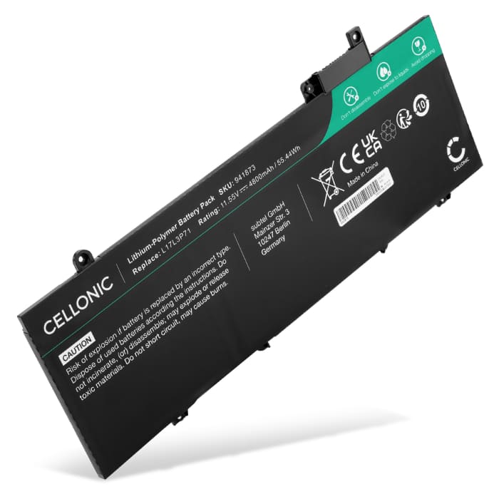 Battery for Lenovo ThinkPad T480s 11.55V 4800mAh from CELLONIC