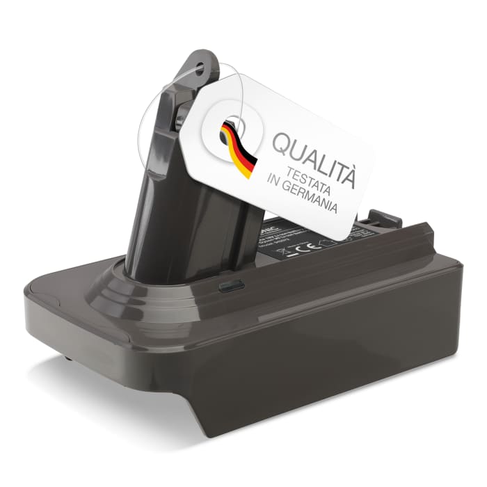 Con l'adattatore di batterie Makita 18 V a Dyson V6 il tuo aspirapolvere disporrà sempre della potenza necessaria per le sessioni di pulizia profonda