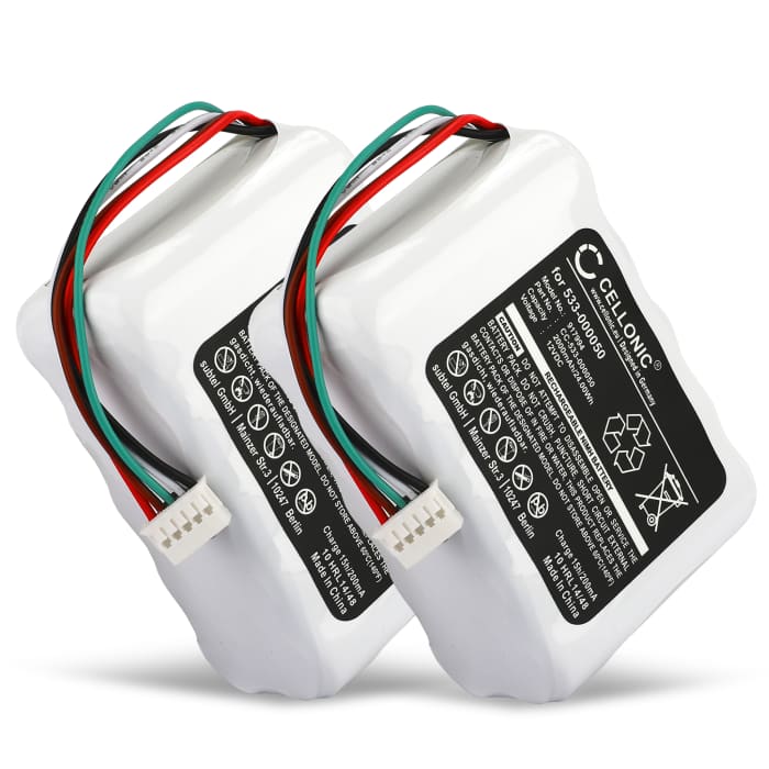 2x Batterij compatibel met Logitech Squeezebox Radio - 533-000050,HRMR15/51,NT210AAHCB10YMXZ 2000mAh vervangende accu reservebatterij extra energie