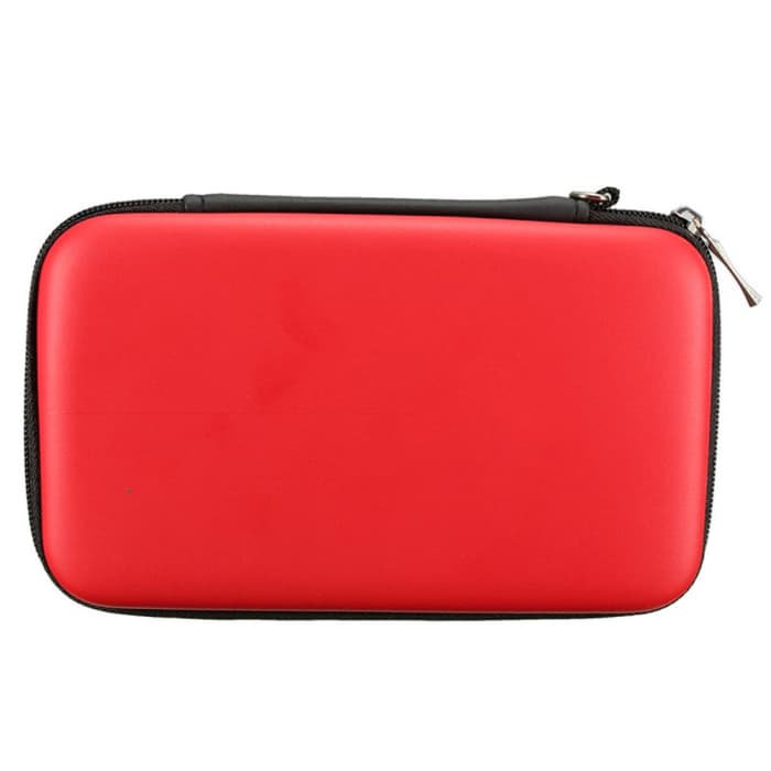 Custodia protettiva per Nintendo 3DS / 3DS XL / New 2DS XL / New 3DS XL case in materiale resistente, piacevole al tatto, colore rosso - Porta con te la tua console in un elegante etui di protezione