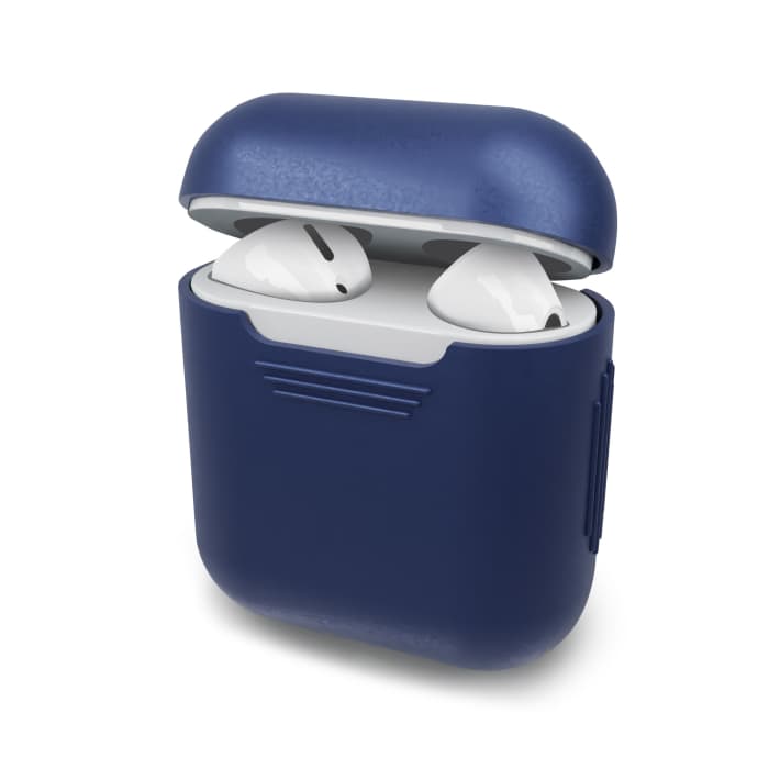 Siliconen, zwarte etui compatibel met Apple AirPods AirPods 2 beschermhoes - Siliconen Protector Case - Zwarte beschermhoes - Bluetooth earbudcase Oordopjes Bescherming