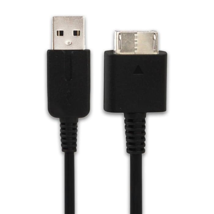 Cable USB para Sony PS Vita (PCH-1000 / PCH-1004) / PS Vita (PCH-1100 / PCH-1104) - Cable de Carga y Datos 1m negro PVC