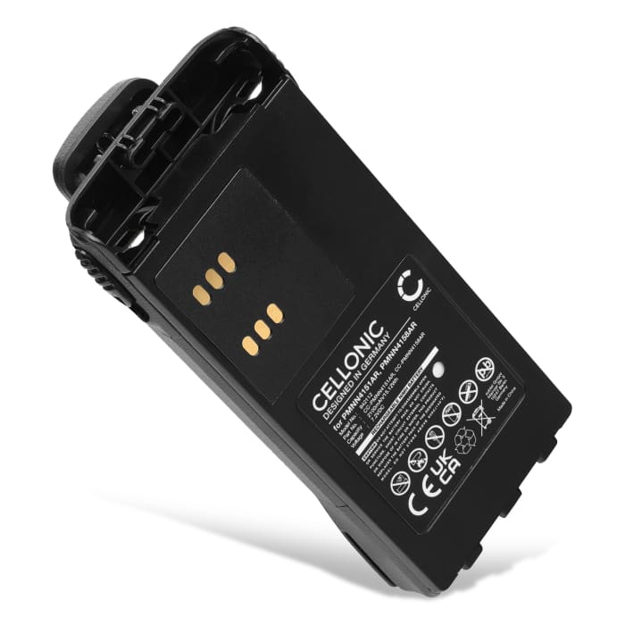 Batteria per Motorola GP340 GP360 GP380 GP320 GP680 GP328 GP330 GP338 GP140 HT750, PMNN4151AR 2100mAh di CELLONIC