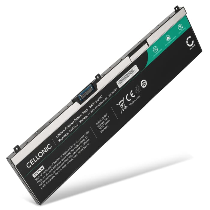 Akku tietokoneeseen Dell Precision 7540, 7730, 7740, 15 7530, Dell NYFJH, Dell WY9DX, 5TF10, 05R42 - 11.55V 6000mAh tuotemerkiltä CELLONIC