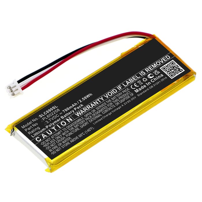 PL602258 Battery for SteelSeries Nimbus Plus Controller (69070, 69089, 9076SW) Handheld Console Gaming Controller Battery Replacement - 700mAh 3.7V Lithium Polymer