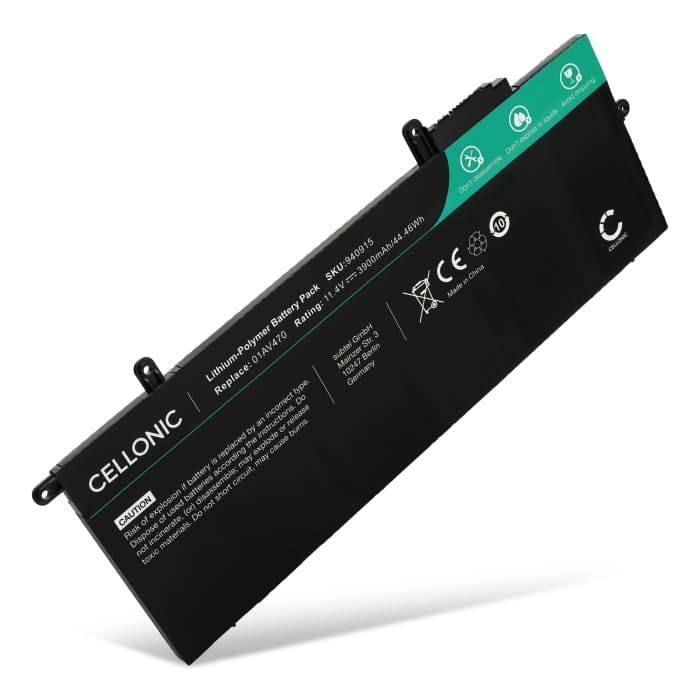 Batería Lenovo para ordenador portátil Lenovo ThinkPad X280, ThinkPad A285, L13M4P02, 01AV470 3900mAh 11.4V de CELLONIC