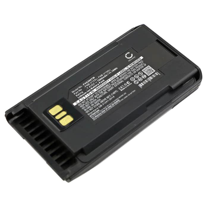 Batteri for Motorola VX-261, VX-264, Vertex VX-261, EVX-261 1500mAh fra CELLONIC