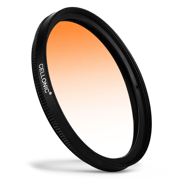 Kleurverloopfilter Gradient filter Oranje voor Sony Ø 62mm