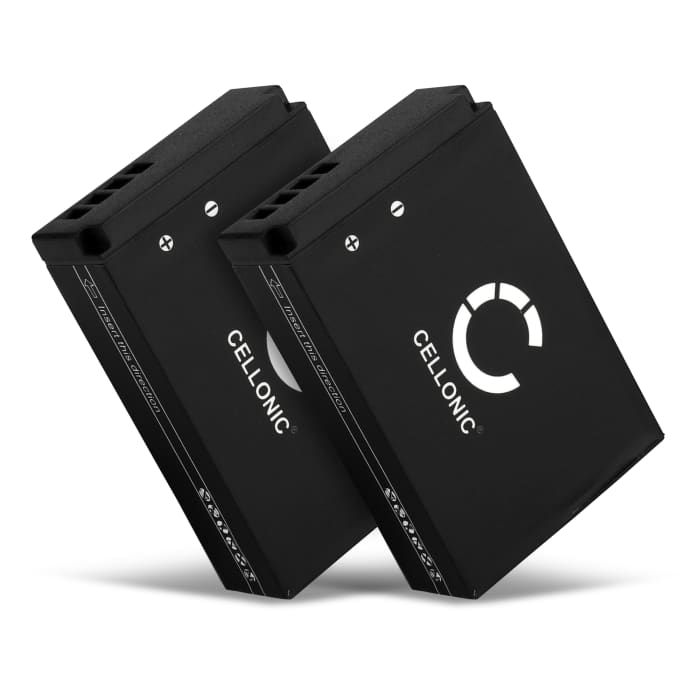 2x Bateria Canon LP-E12 820mAh - , Batería recargable para camaras Canon EOS M50, EOS M100, EOS 100D, PowerShot SX70 HS