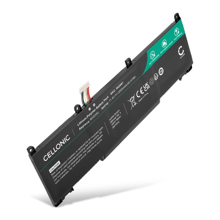 Battery for HP Probook 450 G9, 450 G8, 440 G8, 650 G8, 430 G8, 455 G8, RH03XL 11.4V 3550mAh from CELLONIC