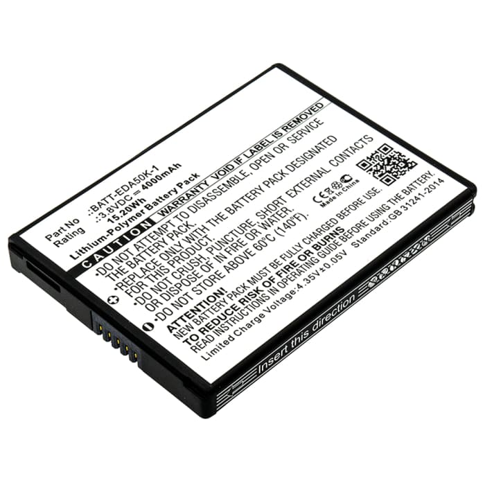 Battery for Honeywell EDA50, Scanpal EDA40, EDA50K, EDA50hc 3.8V 4000mAh from CELLONIC