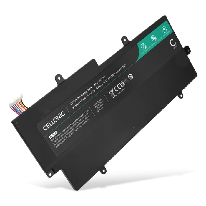 Batterij voor Toshiba Portege Z930, Z830, Z935, Z835, Z845, PA5013U-1BRS Laptop - 1900mAh 14.8V 