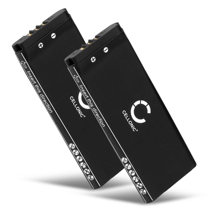 2x Batterij compatibel met Nintendo DSi XL - UTL-001, UTL-003 900mAh vervangende accu reservebatterij extra energie