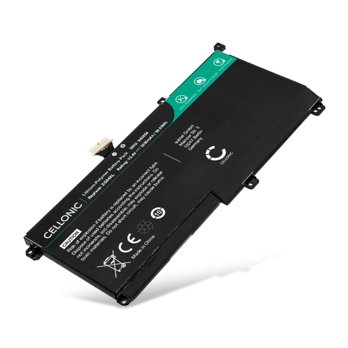 Battery for HP ZBook Studio G5, Studio x360 G5, Elitebook 1050 Gen 1, ZG04XL, L07046-855, L07352-1C1 15.4V 3250mAh from CELLONIC