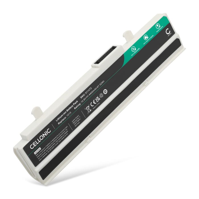 Battery for ASUS Eee PC 1215N, 1215B, 1011PX, 1015PN, 1015PX, 1015BX, 1215P, 1015 Series 10.8V - 11.1V 4400mAh from CELLONIC