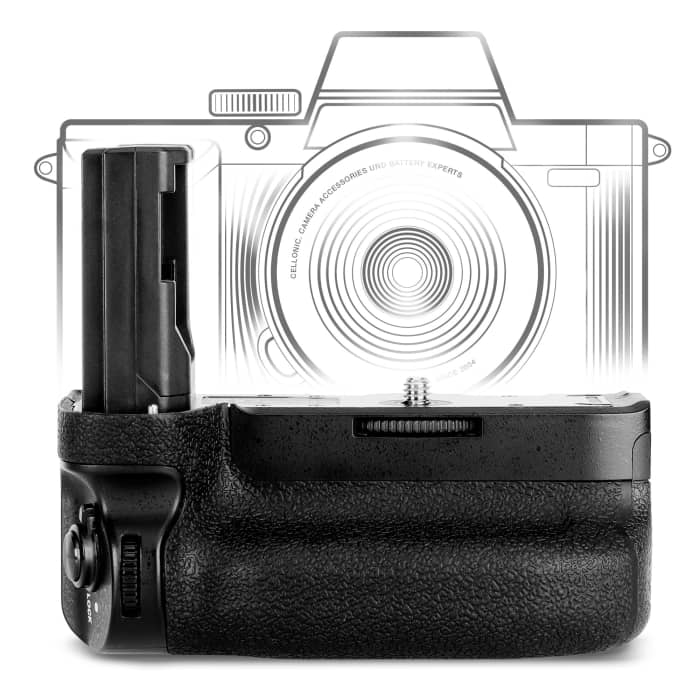 Impugnatura Battery Grip VG-C3EM per fotocamera Sony Alpha 9, Alpha 7 III, Alpha 7R III camera grip NP-FZ00 accessorio multifunzione per fotografia verticale, 272 grammi