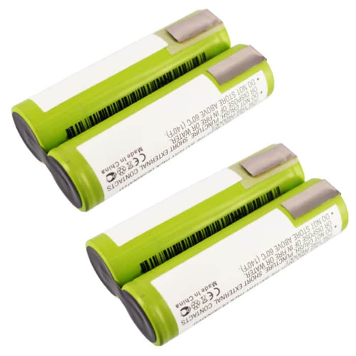 2x Batteria BST200 per attrezzo Bosch 2 Li, PSR200 Li, Prio Lithium-ion, PSR7.2 Li,AGS7, PKP7.2 Li, Prio 7.2 Li Affidabile batteria di ricambio da 2.2Ah ioni di litio senza effetto memoria per utensili Bosch