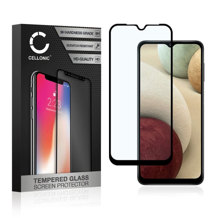 Vervangende screenprotector compatibel met Samsung Galaxy A12, A32 5G, M12 - SM-A125 SM-A326 SM-M127 smartphone (3D Full Cover, 9H, 0,33mm, Full Glue)