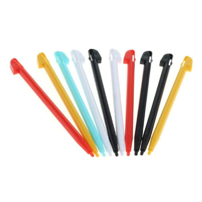 10x Lápiz táctil para Nintendo Wii U Gamepad de subtel® - Lapices capacitativos para pantallas táctiles de dispositivos electrónicos, Stylus Pen multicolor